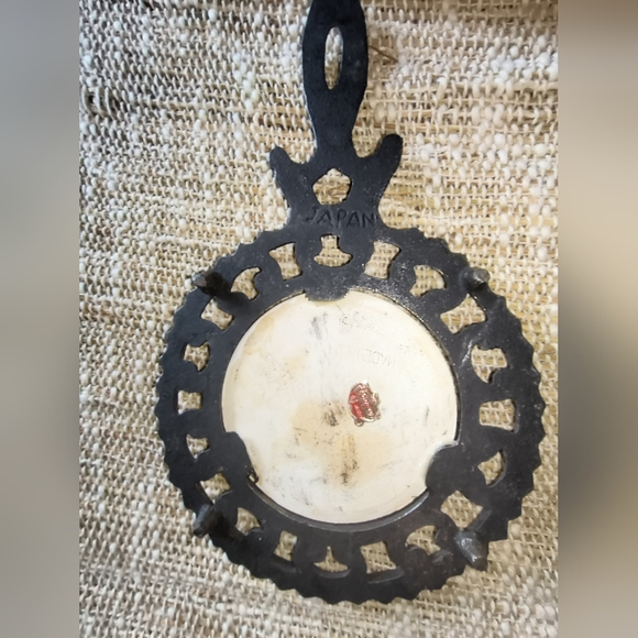 Vintage Cast Iron Framed Tile Trivet - Picture 4 of 9